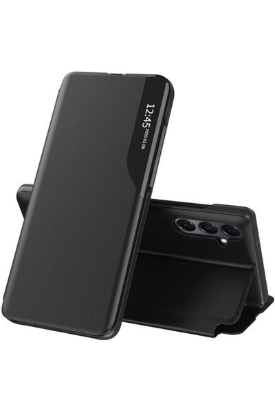 Techsuit Husă pentru Samsung Galaxy A16 4G / A16 5G - Seria eFold - Negru