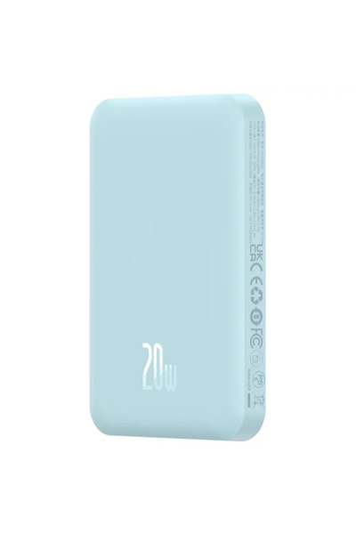 Baseus Magnetic Mini Wireless, 5000 mAh, Incarcare rapida, 20W, cablu USB-C i...