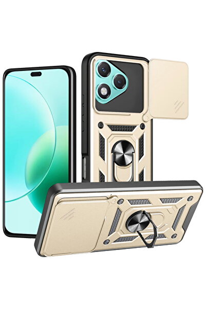 Techsuit Husa pentru Honor 400 Lite - CamShield Series - Gold