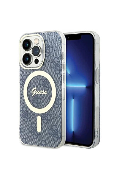 Guess iPhone 15 Pro Max 6.7" blue hardcase IML 4G MagSafe