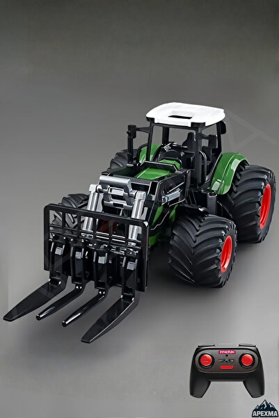 Apexma Oyuncak 2.4GHz Uzaktan Kumandalı 1:24 Ölçek Şarjlı Rc Traktör Forklift...