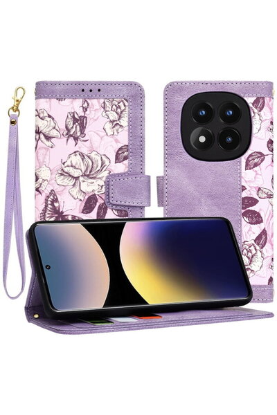 Techsuit Husa pentru Xiaomi Redmi Note 14 Pro 4G / Poco F7 - FlipCraft - Myst...