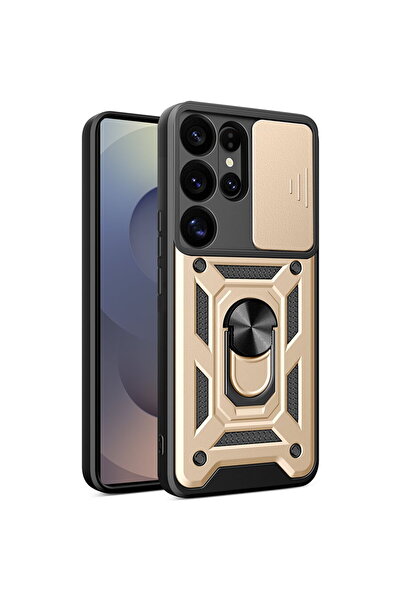 Techsuit Husa pentru Samsung Galaxy S25 Ultra - CamShield Series - Gold