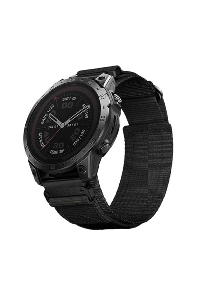 O Ozone 22mm Watch Band For Garmin Fenix E/Fenix8 AMOLED 47mm| Rugged Nylon Q...