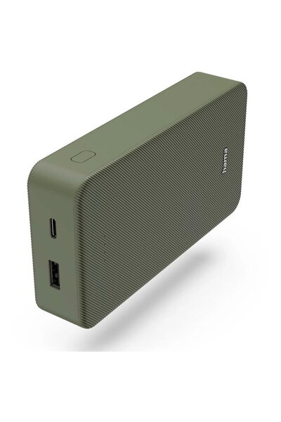Hama Pachet de alimentare „Colour 20” 20000 mAh 2 ieșiri: USB-C USB-A Verde