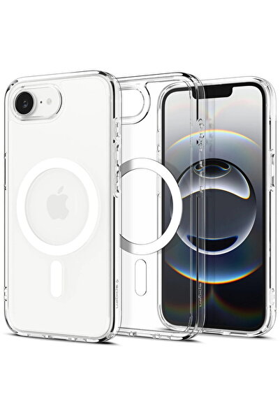 Spigen Case for iPhone 16e - Ultra Hybrid MagSafe - White
