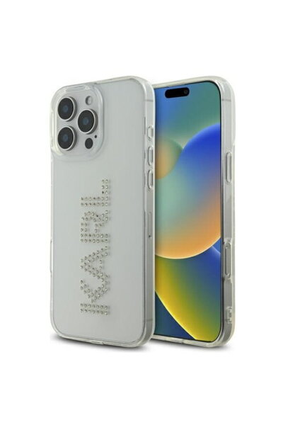 Karl Lagerfeld iPhone 16 Pro Max Case - IML Rhinestones (KLHCP16XHKLSTDCT) - ...