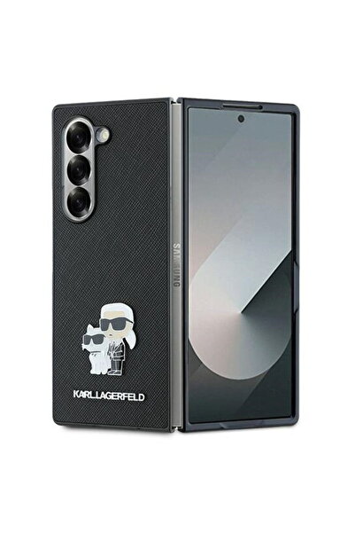 Karl Lagerfeld Case for Samsung Galaxy Z Fold6 - Saffiano (KLHCZFD6SAPKCNPK) ...