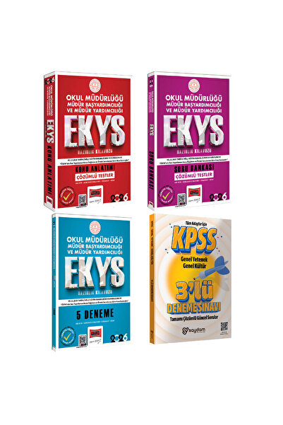 Yargı Yayınları 2026 EKYS Okul Müdürlüğü,Müdür Başyardımcılığı,Müdür Yardımcı...