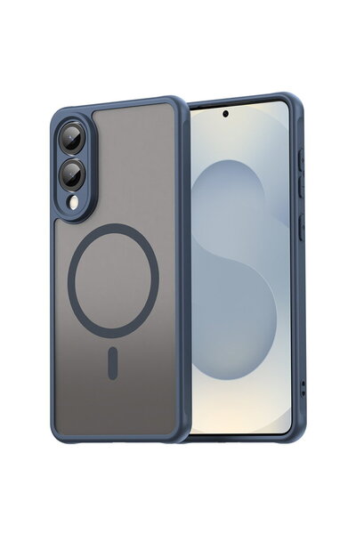 Techsuit Husa pentru Samsung Galaxy S25 Edge - HaloFrost II MagSafe - Navy Blue