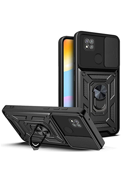 Techsuit Husa pentru Xiaomi Redmi 9C / Redmi 9C NFC - CamShield Series - Black