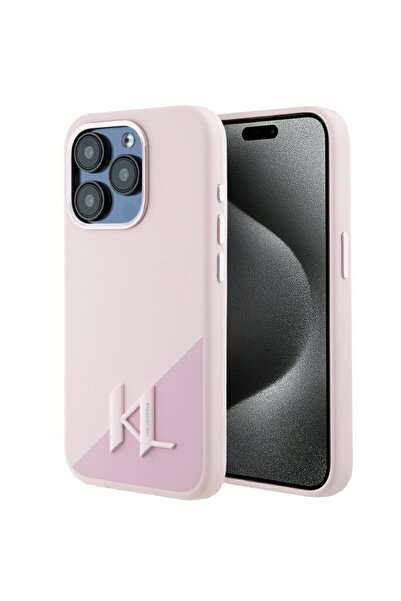 Karl Lagerfeld Husa pentru iPhone 15 Pro Max - Silicone MagSafe (KLHMP15XSCMK...