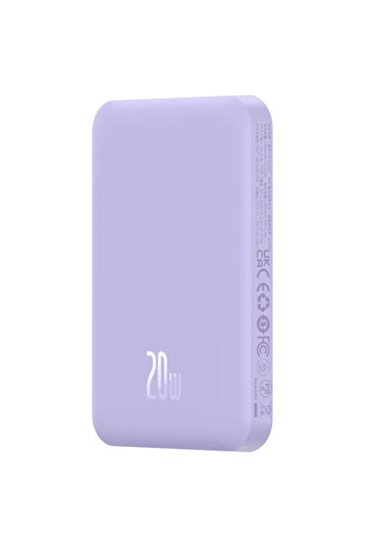 Baseus Magnetic Mini Wireless, 5000 mAh, Fast Charging, 20W, USB-C cable incl...