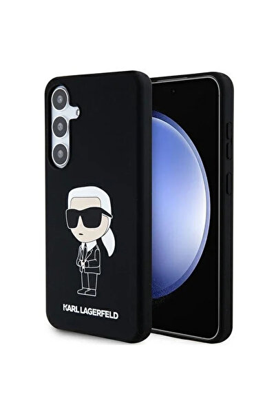 Karl Lagerfeld Silicone Ikonik case for Samsung Galaxy S24 - black