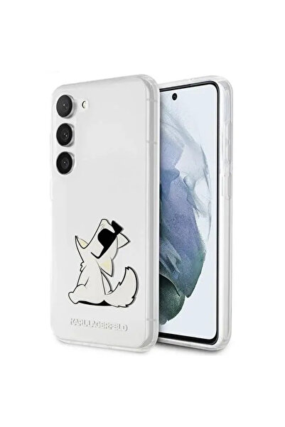 Karl Lagerfeld KLHCS23MCFNRC S23+ S916 husă transparentă Choupette Fun