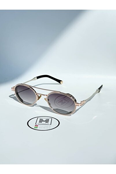 MOONMEE Ayur Premium - Unisex Sunglasses Black Clear Glass Uv400 Protection