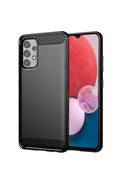 Techsuit Husă pentru Samsung Galaxy A13 4G - Silicon Carbon - Negru
