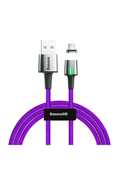 Baseus Zinc Magnetic 2A 200 cm Type-C Kablo Mor
