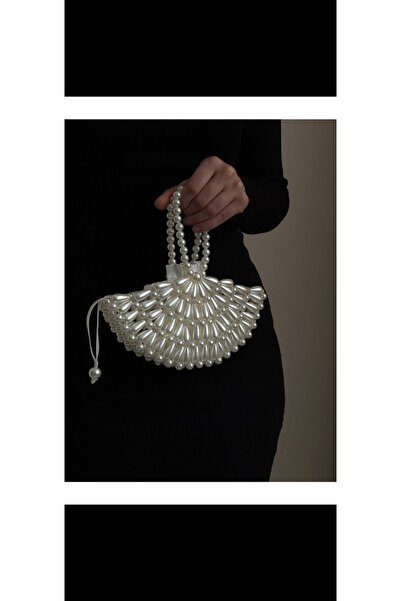 SHİNELİZE Τσάντα χειρός Francisca, χειροποίητη τσάντα με μαργαριτάρια σε ειδι...