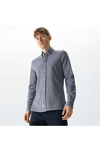 Tommy Hilfiger Erkek Mavi Gömlek