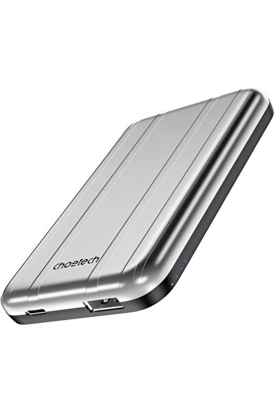 CHOETECH B655 mini wireless magnetic powerbank 5000mAh - silver