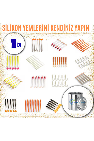 SLC MARKETİM Silikon Balık Yemi Ham Maddesi (15 Shore) 1KG