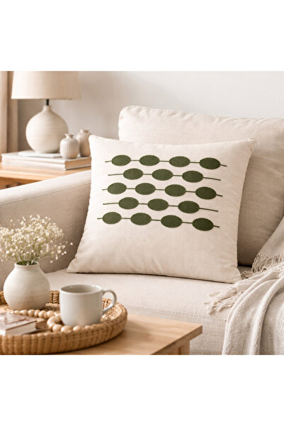 Depomaxx Punch Embroidered Decorative Throw Pillow Cover – Zippered – Throw P...