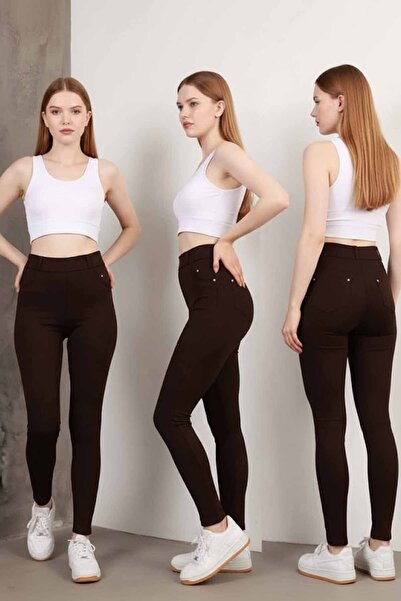 vynor atelier Women's Pants-Looking High Waist Shaping / Sculpting Women's Le...
