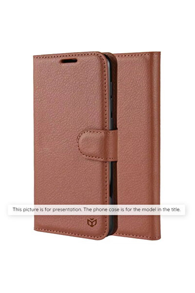 Techsuit Husa pentru Xiaomi Poco X6 Pro - Leather Folio - Brown
