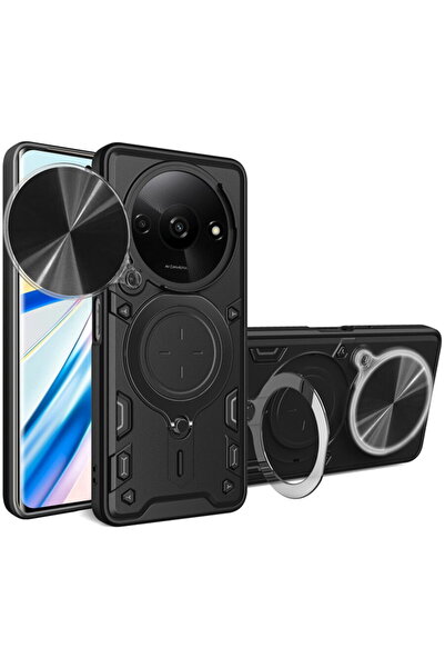 Techsuit Husa pentru Xiaomi Redmi A3 - CamGuard Pro - Black