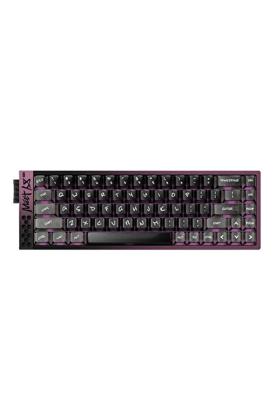 IQUNIX Meet68 Ultra Midnight Purple %65 Omega Manyetik Switch 8K Hz HE RGB İn...