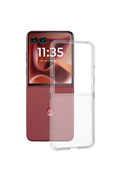Techsuit Husa pentru Motorola Razr 60 Ultra - Clear Silicone - Transparent