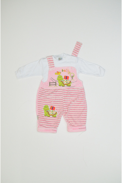 Baby Slon Kids Clup Kışlık kadife ikili kuş nakışlı çıtçıt kapamalı bisiklet ...