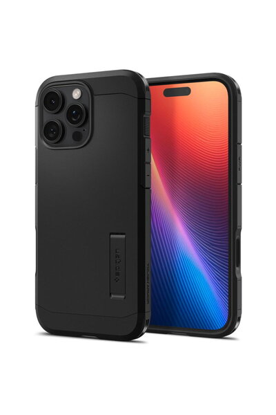Spigen Husă pentru iPhone 16 Pro Max - Tough Armor T MagSafe - Negru