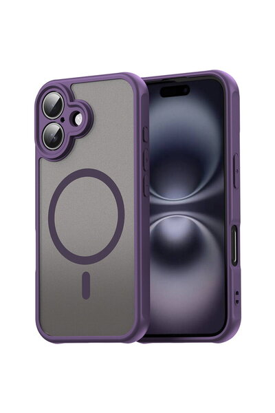 Techsuit Husa pentru iPhone 16 Plus - HaloFrost II MagSafe - Purple