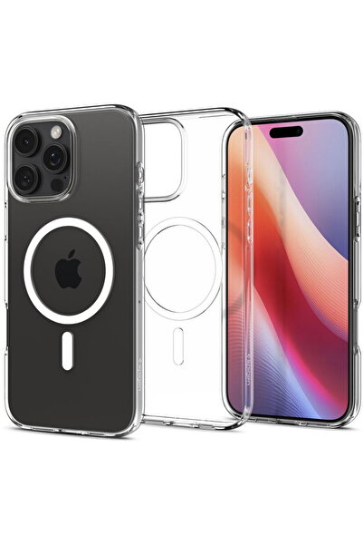 Spigen Husă pentru iPhone 16 Pro Max - Liquid Crystal MagSafe - Clear