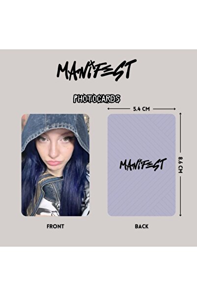 Kpop Dünyasi MANIFEST '' Zeynep '' Photocards Set 3