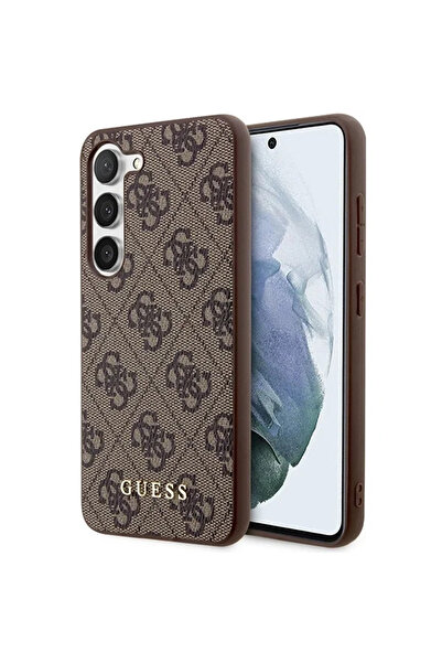 Guess 4G Metal Gold Logo pentru Samsung Galaxy S24+ – maro