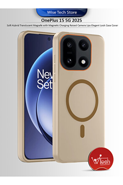 Wtech OnePlus 15 5G 2025 Hybrid Translucent Magsafe With Raised Camera Lips E...