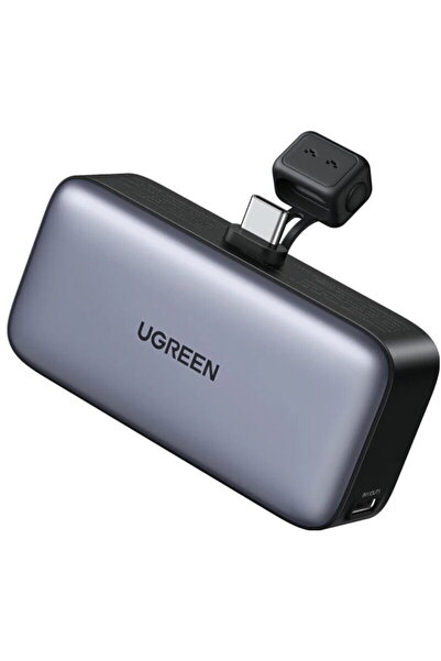 Ugreen 5,000 mAh 22.5W USB-C connector built-in LED display Black