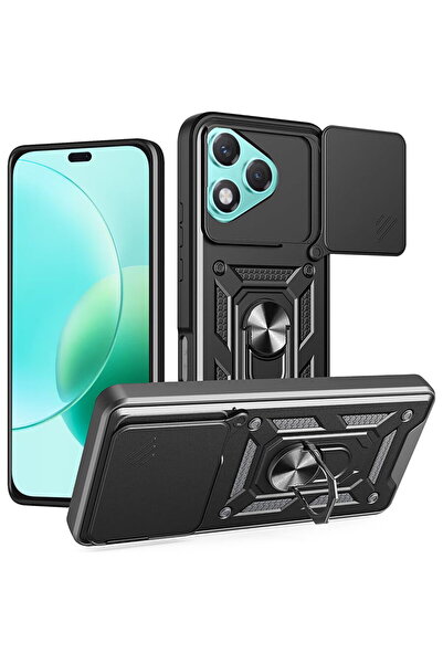 Techsuit Husă pentru Honor 400 Lite - Seria CamShield - Negru