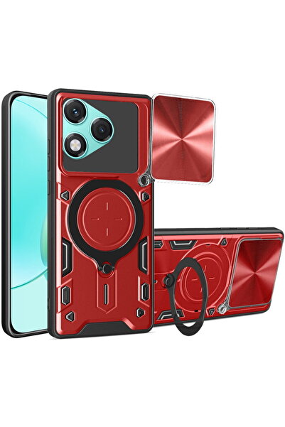 Techsuit Θήκη για Honor 400 Lite - CamGuard Pro - Κόκκινη