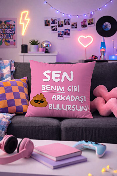 Charmbi Humorous and Fun Gift Printed Throw Pillow Covers Soft Double-Sided D...