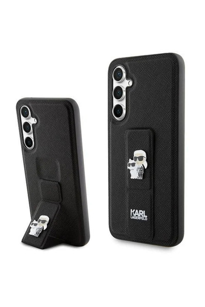 Karl Lagerfeld Husă Gripstand Saffiano Karl&Choupette Pins pentru Samsung Gal...
