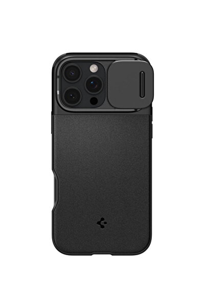 Spigen Husa iPhone 16 Pro Max - Optik Armor MagSafe - Black
