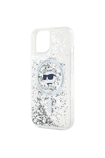 Karl Lagerfeld Husa pentru iPhone 16 - Glitter Liquid MagSafe (KLHMP16SLGCHSG...