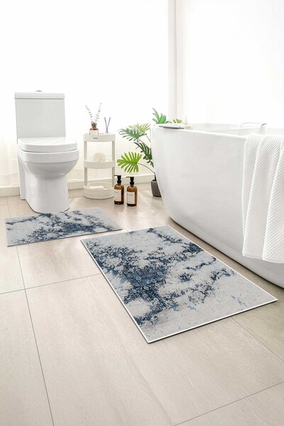 Monnhein 2-Pack Bath Mat, Soft Bathroom Rug, Non-Slip Backing, Washable - 60X...