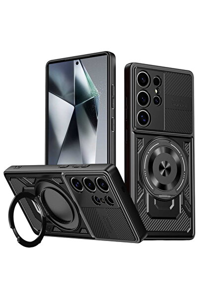 Techsuit Θήκη για Samsung Galaxy S25 Ultra - RuggedCam - Μαύρη