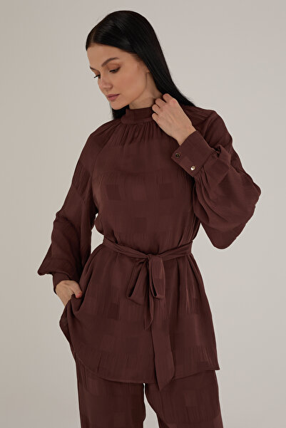 Jupe Kadın Dokuma Kumaş Piliseli Takım 8587