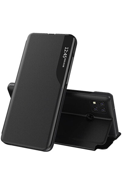 Techsuit Husa pentru Xiaomi Redmi 9C / Redmi 9C NFC - eFold Series - Black